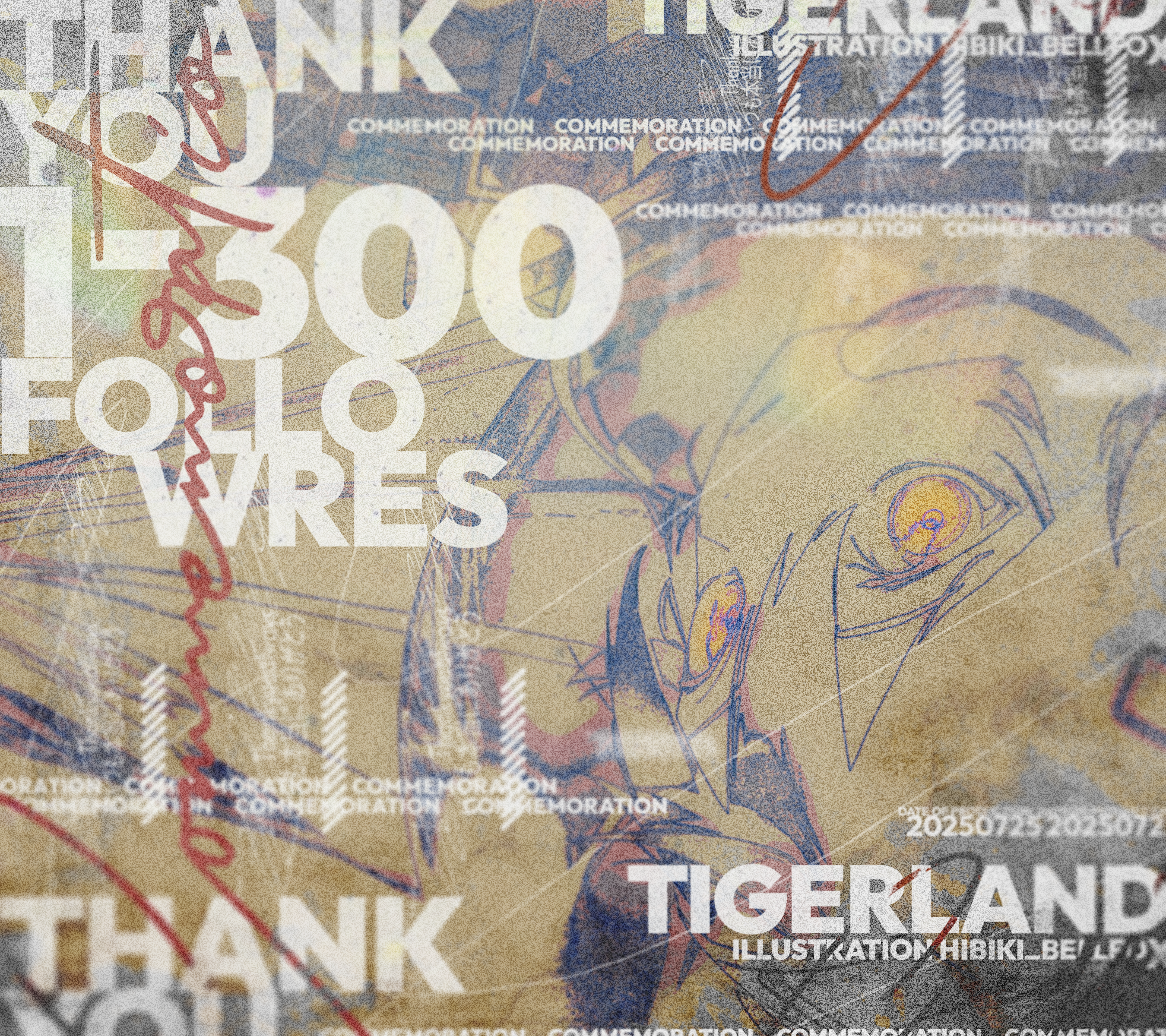 THANK YOU 1,300 FOLLOWERS / 自主制作